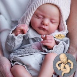 Kit bébé Reborn vierge avec corps de gril moules à beurre pièces en vinyle non peint inachevé