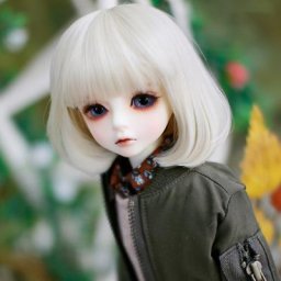 Perruque cheveux courts pour BJD Butter plusieurs couleurs fil haute température herbe D SD