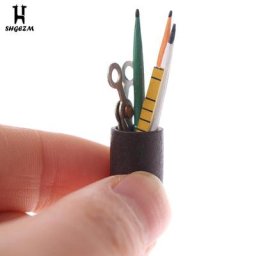Porte-gobelet à stylo l'inventaire avec règle à crayon ciseaux pour la décoration de la maison