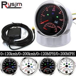Compteur de vitesse GPS HD tachymètre capteur 120/200 tr/min voiture camion bateau moto 12V