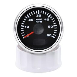 Nouveau tachymètre HD 3K ~ 8K RPM 52mm avec écran LCD horomètre pour voiture bateau Yacht