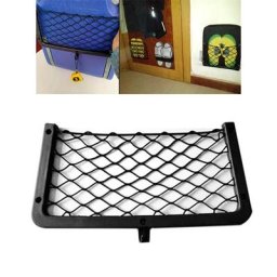 Maille élastique universelle pour poche arrière de siège cadre noir léger Durable Nylo