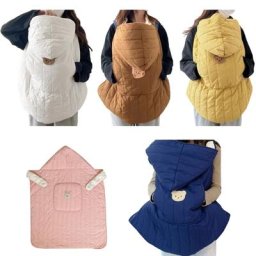 Couverture d'Emmaillotage pour Bébé Sac de Couchage Souriant Poussette Coupe-Vent Couverture