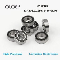 MR106ZZ-Roulement à billes 6x10x3mm pour perceuse à ongles pièce à main de brosse de bain