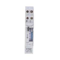Minuterie mécanique Programmable 24 heures sur Rail Din relais 110-240V 16A