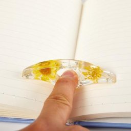 Support de livre de fleurs séchées pour les élections livre de pouce support de livre aide à la