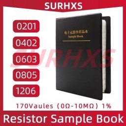 Kit de résistance de livre de smd 0805 0201 0402 0603 1206 1% puce SMT WieshammKit 170