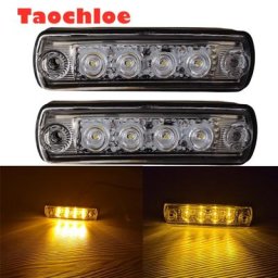 Visière solaire LED 24V 2 pièces pour camion TGX TGL TGS lampe OEM 81252606121 éclairage de