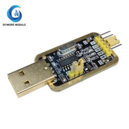 Adaptateur de convertisseur USB vers TTL CH340G Tech carte UART port série 3.3V 5V avec lumière