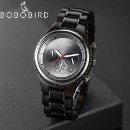 BOBO BIRD-Montre-bracelet à quartz en bois pour homme montres de luxe pour homme chronographe