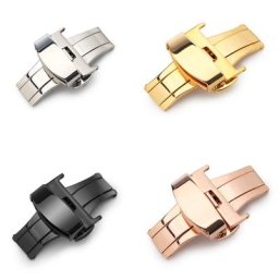 UTHAI T02 existent Double Clic Papillon strucWatch Bouton Poussoir possède Fermoir De Déploiement