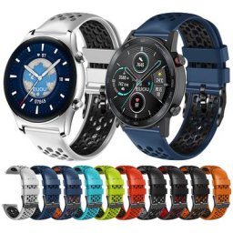 Bracelet de rechange en Silicone 22mm pour HONOR Watch GS 3/GS Pro/MagicWatch 2 46mm/Magic Watch