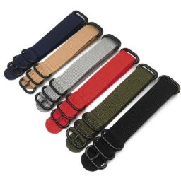 RapDuty-Bracelet de montre en nylon James Bond bracelet de montre zoulou anneau en acier