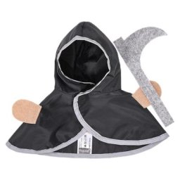 Costume d'Halloween avec bordure casting pour animal de compagnie cape Everak avec chapeau costume