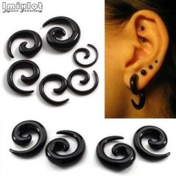 Boucles d'oreilles en acier inoxydable couleur or argent avec cerceau CZ Tragus Helix