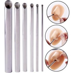 Récepteur de Piercing en Acier Générateur Tube Réception Bijoux de Corps Tenant Fournitures de