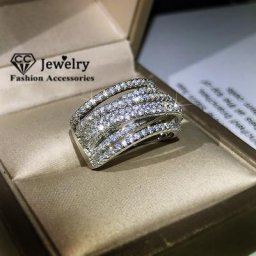 CC-Bague hyperbole cubique pour femme bijoux fins livraison directe CC3214