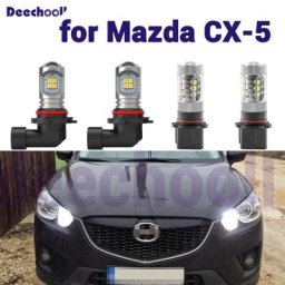 Deechooll – 2 ampoules LED antibrouillard au xénon Canbus DRL pour Mazda CX5 CX-5 2013 2014 2015
