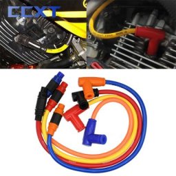 Bobine de Câble d'Alimentation de Course à Double Noyau Pièces Universelles de Motocross pour
