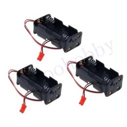 Boîte de support de boîtier de conteneur de batterie AA interrupteur marche/arrêt HSP Redcat
