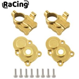 Ensemble de 4 pièces pour FMS FCX24 boîtier de portail arrière en laiton contrepoids 1/24 RC
