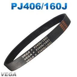VEGA v-belt PJ406 160J 4/5/6/7 nervures pour bricolage RC modèle moteur Transmission courroie de