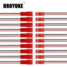 10 paires/lot de 10cm/150cm de connecteur JST câble de prise homme + femme pour accessoires de