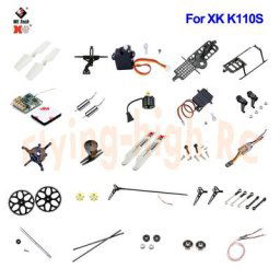 Wltoys-Hélicoptère RC sans balais moteur à lame récepteur ESC engrenage principal arbre