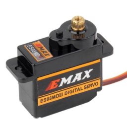 EMAX ES08MDII ES08MD II – Servo numérique 12g/ 2.4kg Mini engrenage métallique à grande vitesse 1