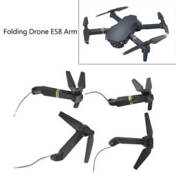 Pièces de rechange pour quadrirotor E58 L800 JY019 S168 RC FPV bras d'axe avec moteur pièces