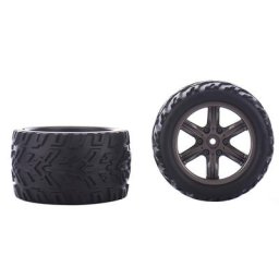 IER ZJ01-Jante de Roue de Voiture et Camion S912/S9116 Accessoires ABS Télécommandés 1 Paire