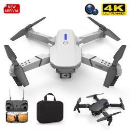 Drone E88Pro RC 4K avec caméra HD grand angle 2023 P hélicoptère RC pliable WIFI FPV jouet cadeau