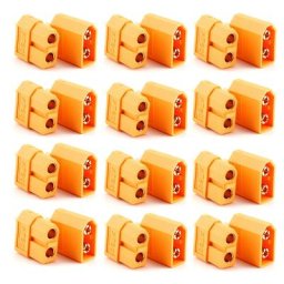 10 paires/lot count60 XT-60 mâle-femelle Bullet connecteurs bouchons pour RC Lipo batterie voiture