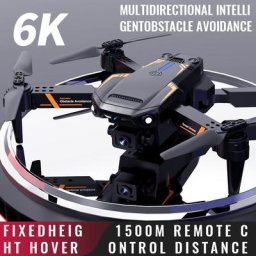 Drone pliable E88Pro 6K HD caméra pour touristes d'altitude photographie aérienne 4 axes 3