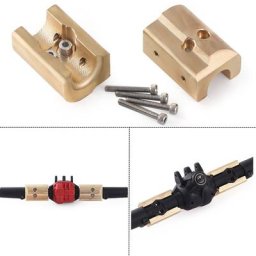 Corps d'appellation en laiton AR44 poids du seau 128g pour 1/10 RC inoler Axial SCX10 II 90046