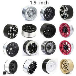Moyeu de jante en métal Beadlock 1.9 pouces pour voiture RC 1/10 Rock inoler Axial SCX10 D90