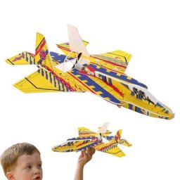 Avion Volant Électrique en Mousse pour Enfant Jouet Rechargeable par USB Cadeau d'Anniversaire