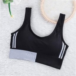 Soutien-gorge de Sport en forme de U pour femmes confortable sans couture pour la course à pied