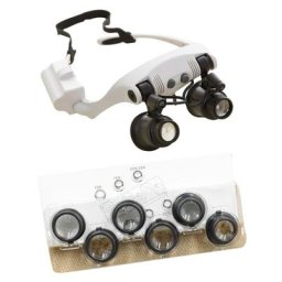Loupes bijoux Loupe Miniature boucle de Loupe 10x 15x 20x 25x casque mains libres