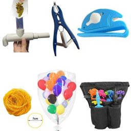 Machine de remplissage de ballons outil de remplissage de confettis ficelle en caoutchouc sac de