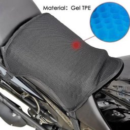 Coussin de siège en gel respirant pour moto isolation thermique antichoc protection solaire