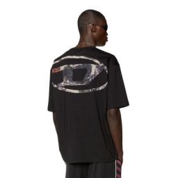 DIESEL T-shirt avec imprimé logo Planète