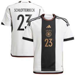 Maillot Allemagne Domicile - Enfants avec flocage Schlotterbeck 23
