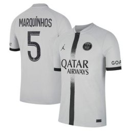 Maillot PSG Jordan Extérieur Match DRI-FIT ADV 22/23 avec flocage Marquinhos 5