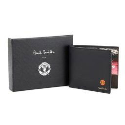 Manchester United X Paul Smith Stadium Print Leather Wallet
