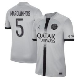 Maillot PSG Jordan Extérieur Stadium 22/23 avec flocage Marquinhos 5
