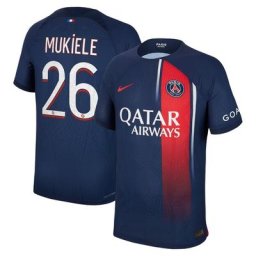 Maillot PSG Nike Domicile Match Dri-FIT ADV 23/24 avec flocage Mukiele 26
