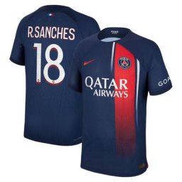 Maillot PSG Nike Domicile Match Dri-FIT ADV 23/24 avec flocage R.Sanches 18