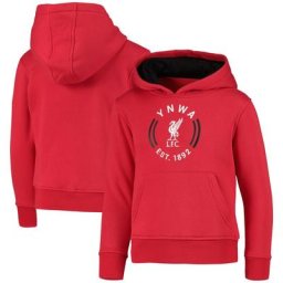Sweat capuche Liverpool YNWA - Rouge - Enfant