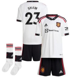 Mini tenue Extérieur Manchester United 2022-23 avec flocage Shaw 23